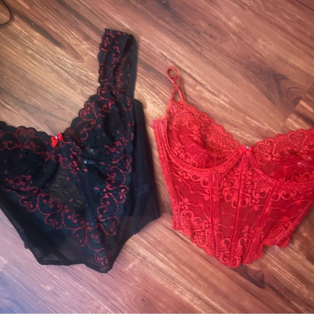 M Trashy lingerie corset bundle